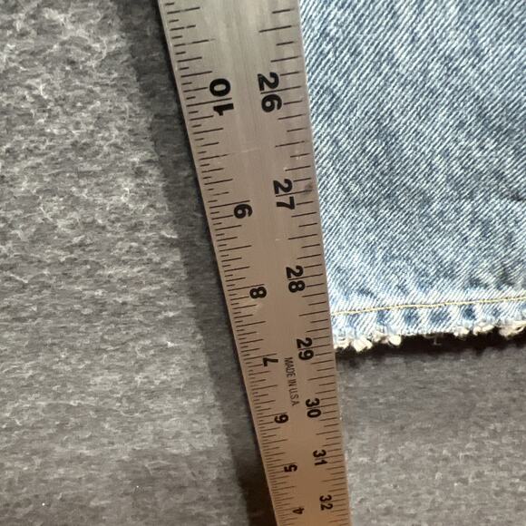 Agolde 90s Y2K Mid Rise Loose Fit Jeans Button Fly Denim Womens Size 25 - Picture 16 of 16